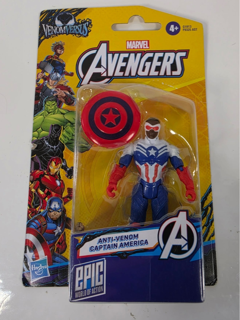 Marvel Avengers VenomVersus Anti-Venom Captain America Figure